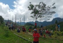 Warga Basseang Pinrang Gotong Royong Sambut Program PP IMDI