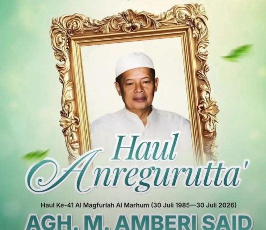 AGH. MUHAMMAD AMBERI SAID DAN SUMBANGANNYA KEPADA DDI (Refleksi Haul ke-41)